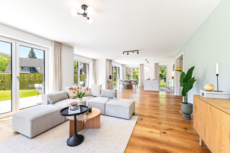 Musterhaus Wohnzimmer